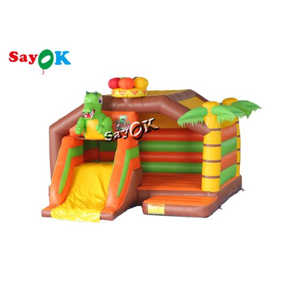 надувной замок темы животных 5m 16.5ft коммерчески с воздуходувкой