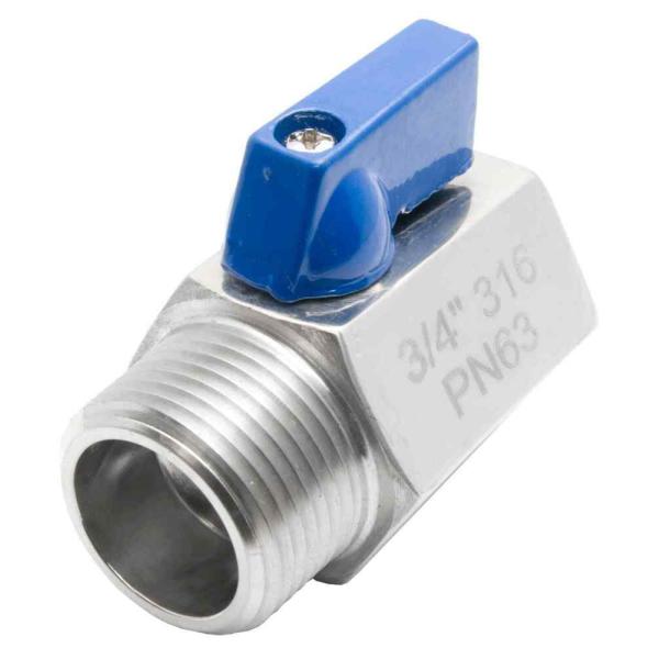 Brass Thread End Pn63 High Temperature Stainless Steel Ball Valves