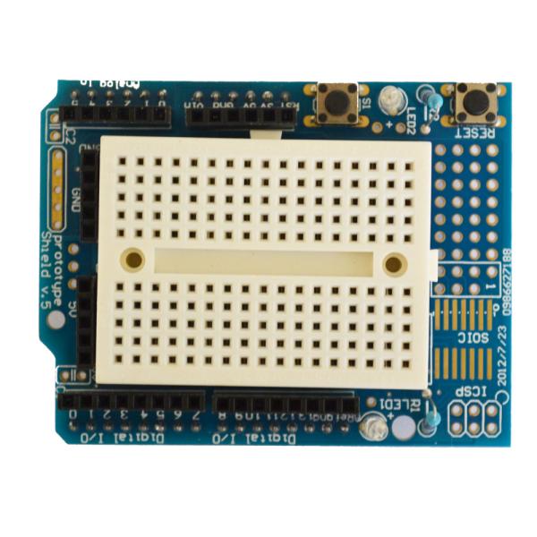 Prototype Bluetooth Arduino Shield With Type 170 Tie Points Mini Breadboard
