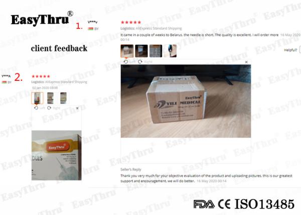 Medica Insuficiente Pen Agulha Diabético Inofensivo Silicone Lubrificante Revestimento
