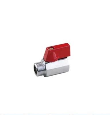 Mini 1/4'' PN32.0 Female Male Thread Thread Brass ball valve