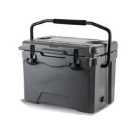 25L plástico Roto moldou a caixa de gelo exterior do equipamento de pesca da caixa de gelo