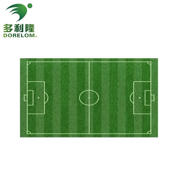 Monofilament PE Outdoor Football Field Grass at High Density with 16/10cm Stitch Rate
