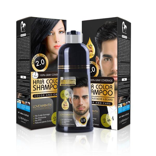 Ammonia Free No PPD Natural Planet Hair Color Shampoo  herbal extracts