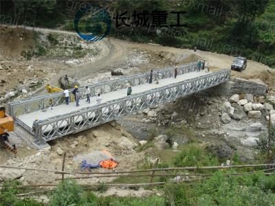 Firm Resistant 3 2 1 Bridge , Army Bailey Bridge Convenient Transportation
