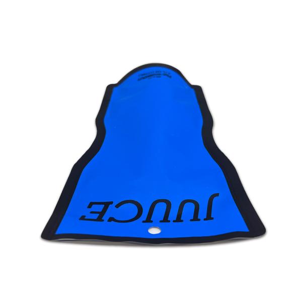 Hand Cream Liquid Smell Proof Mylar Zipper Stand Up Pouch Custom Square Bottom Bag