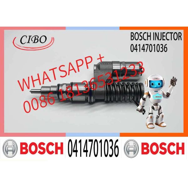 Construction Machinery Parts Common Rail Diesel Fuel Injector 0414701036 0414701061 Nozzle 1730888 0 414 701 036 for DC9 Engine