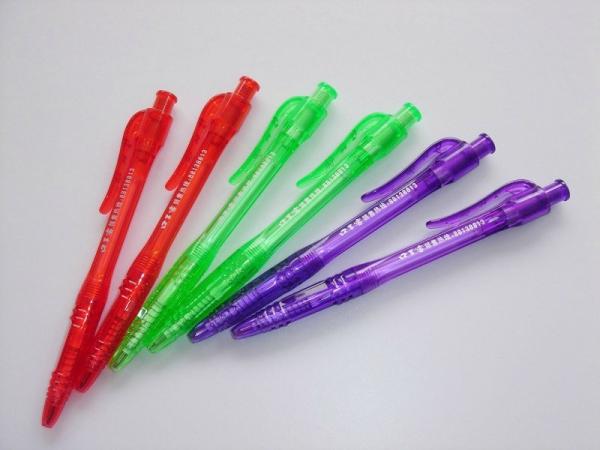 0.7 or 1.0mm grip promotional pen plastic ball point pen
