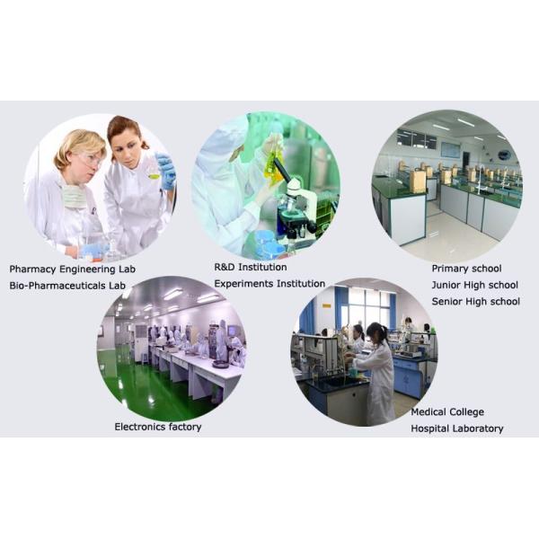 Cold Rolled Steel Laboratory Fume Hood , Large Solid Benchtop Fume Hood