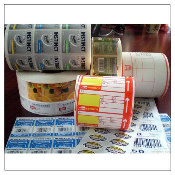 Hot Sale Packaging Adhesive Paper Sticker Printing / Custom Printed Labels / Water Bottle Label Sticker