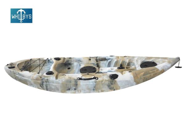 Hot New Design Hull Material LLDPE Kayak Single Sit on Top Canoe
