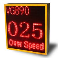 140 Ángulo de visión LPR Signo de velocidad solar Detecta con precisión los datos de velocidad del vehículo Hasta 1 año