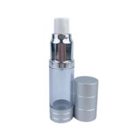 Impression du pot cosmétique privé d'air de la bouteille 15ML de pompe de couvercle à visser autour du plastique