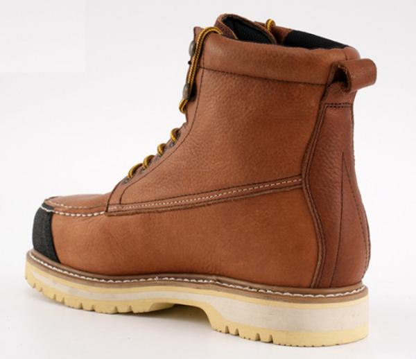 Botas de couro genuínas do trabalho