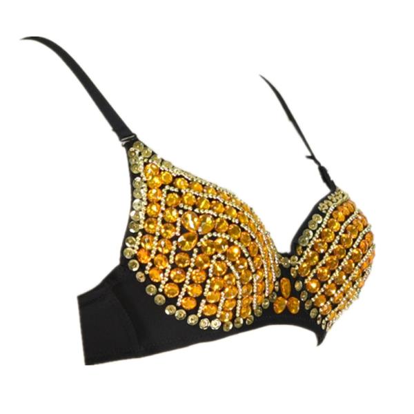 Unique Sexy Night Club Clothes Full Coverage Bras With Spikes , Ladies Club Wear Silver Studded Bra