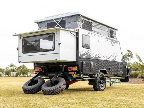 Le seul double poids de remorque de campeur de personne de l'axe 2 varie la petite remorque d'Off Road