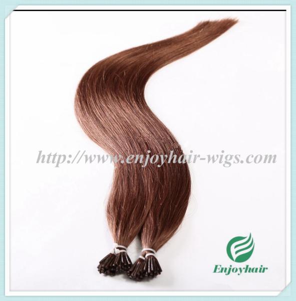 Pre-Bonded Hair 10-28 100s/pack 33# color Straight Human Hair hair extension malaysian