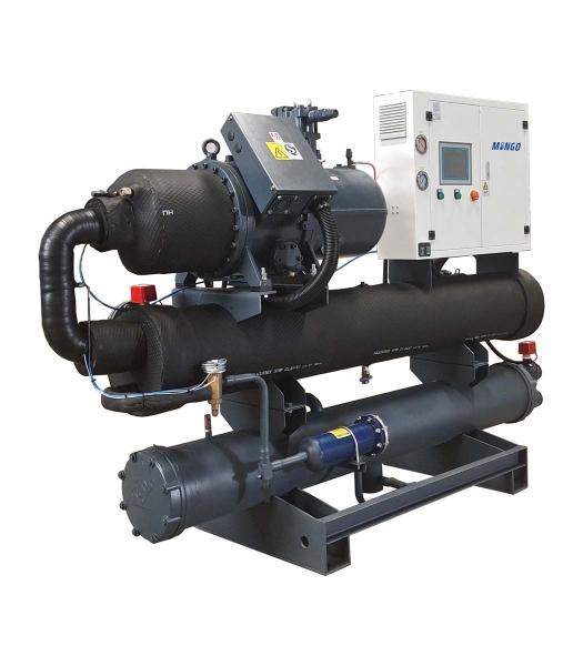 74m3/h Water Cooled Screw Chiller 210HP 330KW/283800Kcal 79.6KW Compressor
