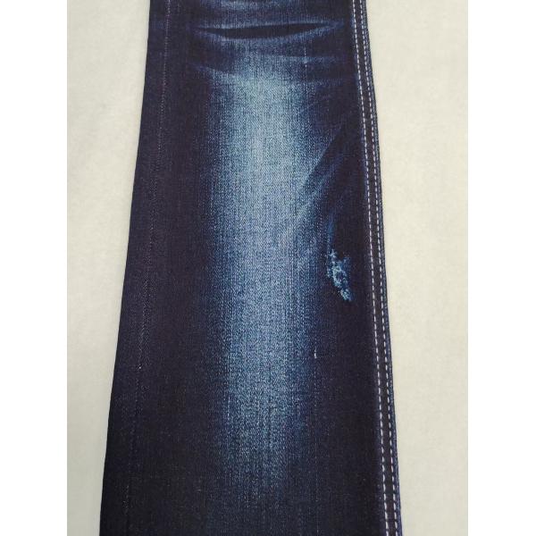 High Spandex Dual-Core Siro Yarn Cross Slub 85%Cotton Denim Fabric With 170cm Full Width For Jeans Or Coat