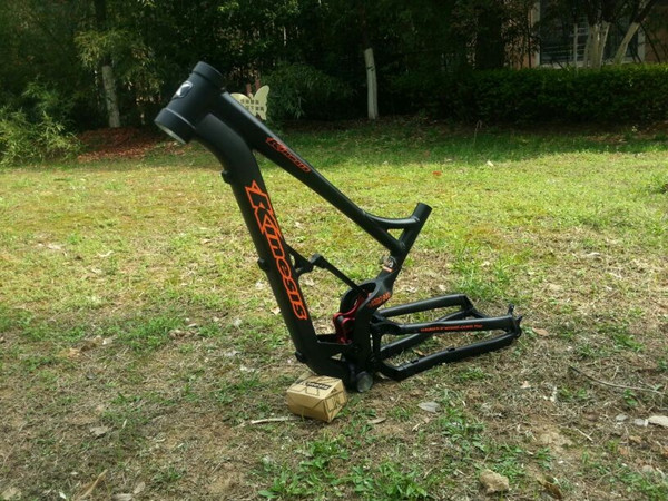 8 дюймовая подвеска алюминиевая рама велосипеда горный велосипед KINESIS KSD900 26 дюймовый al7005 спуска