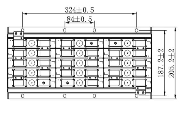 Electric Vehicle Lithium Battery Module Lightweight 1P15S Configuration