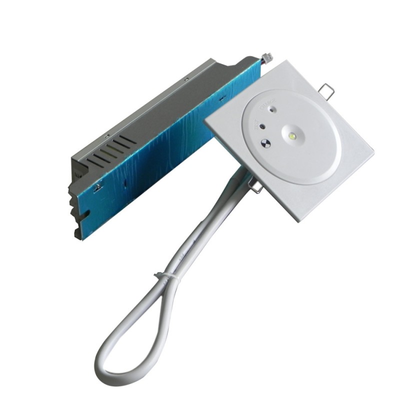 Rechargeable 3W Ceiling Recessed LED Emergency Downlight Buildings Ni-Mh Battery