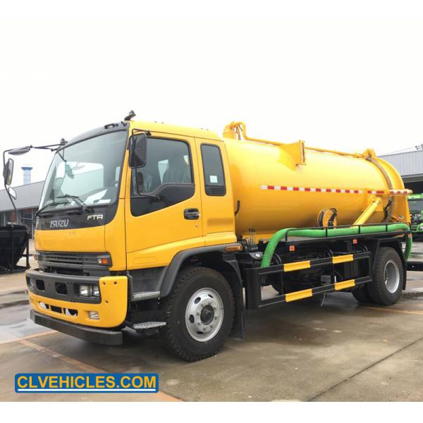 FTR 190hp ISUZU 15,000 Liters Sewage Suction Truck