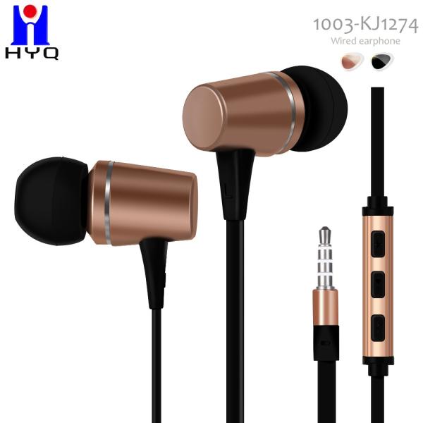 FCC Approved 10mW In Ear Wired Earbuds 1.2M For Cell Phone Laptop