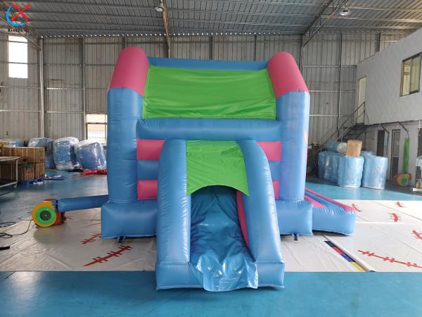 Commercial Inflatable Lilo & Stitch Bouncy House With Slide Combo