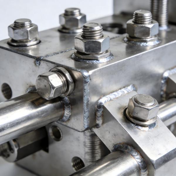 Precision Custom Stainless Steel Bolts Welding Process Corrosion Resistant