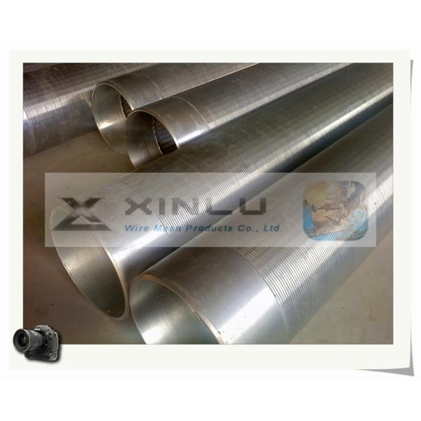 Low Carbon Vee Wire Galvanized Dewatering Screen Pipe  6-5/8