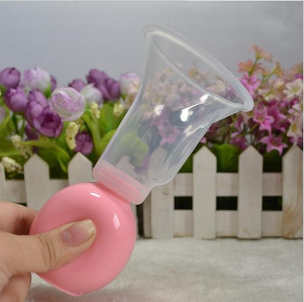 BPA Free Latex Silicone Manual mamária bomba com mamadeira bebê