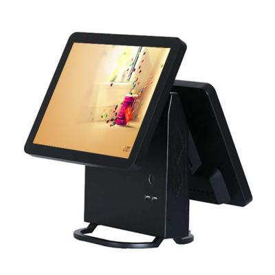 Windows XP Restaurant Pos Dual Monitor 32G SSD 10 Point Capacitive Touchscreen