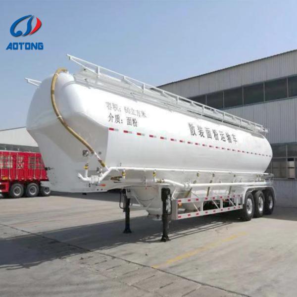 Tri Axle Stainless Steel Tanker Trailer 40000L-50000L Capacity