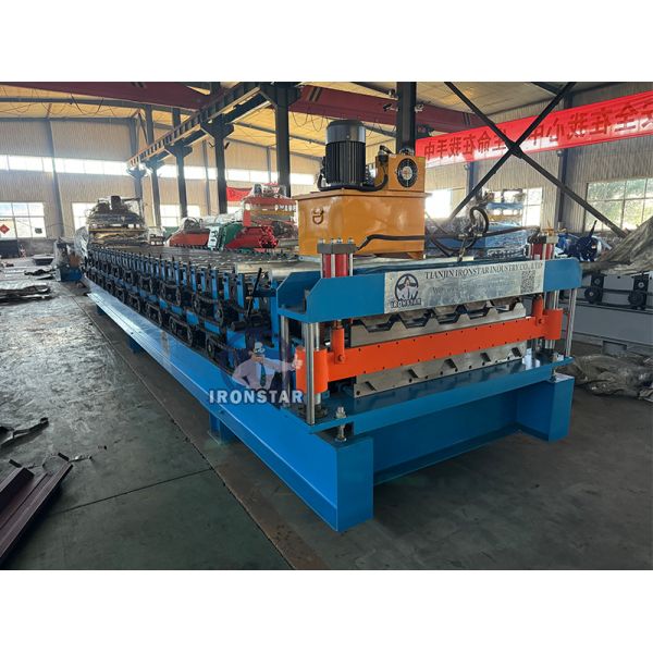 “European Standard Double Layer Roll Forming Machine 5 Rib & 6 Rib Trapezoidal Sheet CE Certified for Hungary pezoidal Sheet CE Certified for Hungary ””