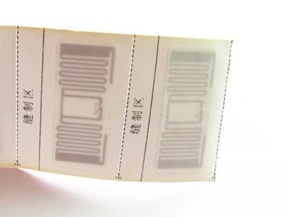 Pequenas etiquetas RFID passivas UHF tecidas