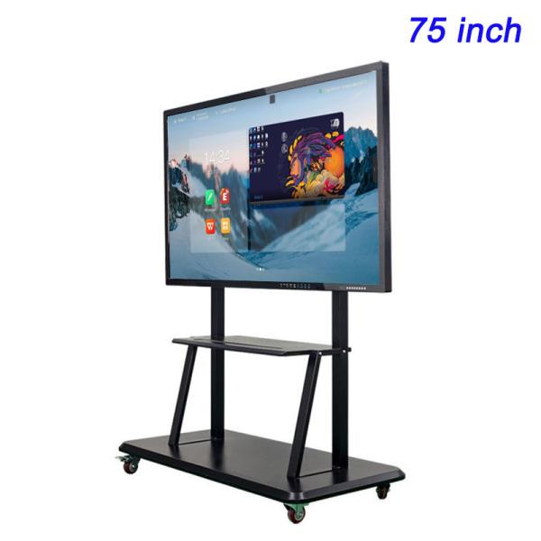 Teaching  75 Inch Interactive Flat Panel Multimedia Touch Screen Board