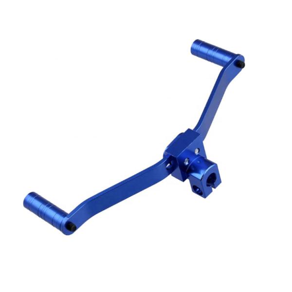 Blue Anodizing CNC Aluminum Parts CNC Machining Motorcycle Accessories