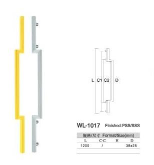 Golden SUS304 stainless steel interior glass door handle direct sell from manufactory abnormity entry door handles