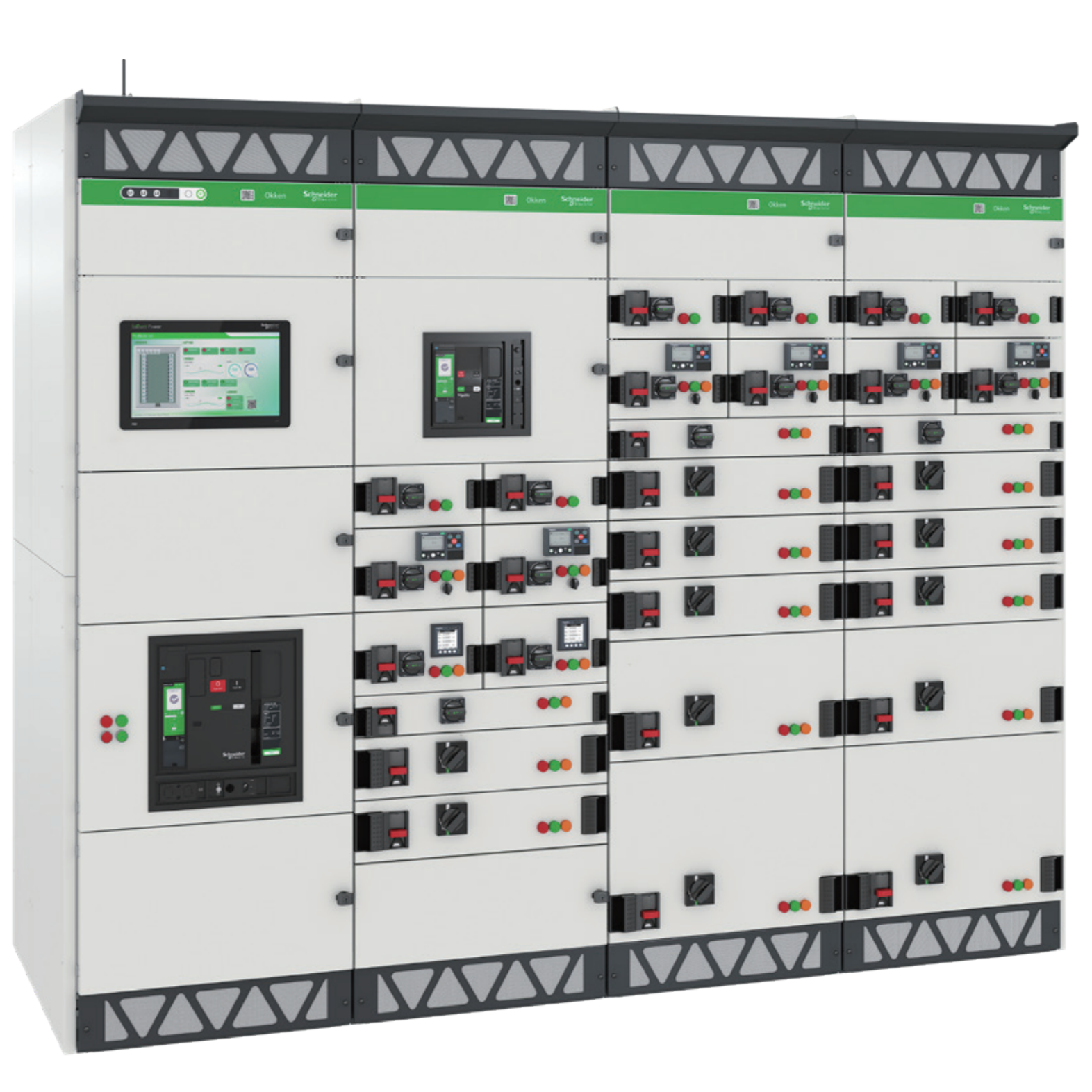 19 Inch Size Precision Distribution Cabinet with Stainless Steel Shell and Tempered Glass Door for Datacenter Switchgear