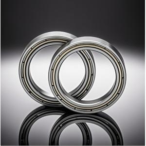 17x23x4mm Metal Shielded Deep Groove Ball Bearing with High-Speed Capability for Thin Section Robot Applications