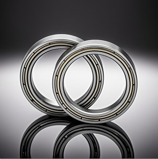 17x23x4mm Metal Shielded Deep Groove Ball Bearing with High-Speed Capability for Thin Section Robot Applications