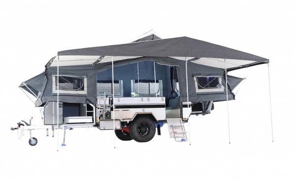 High End Lightweight Off Road Caravan Powerful Independent Suspension System Handle All Rough Terrain