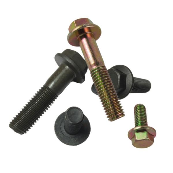 DIN6921 Serrated Hex Flange Bolts M16 Class 12.9 Yellow Zinc Plated