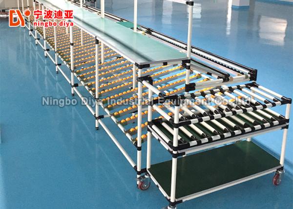 Heavy Duty Industrial Roller Track , Semi Automatic Production Line With Lean Pipe