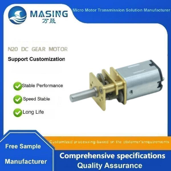 N20 Mini Micro Metal Gear Motor With Gearwheel DC Motors GA12-N20 For DIV Robotic Arm Robot 3V 6V 12V 30RPM 200RPM 1000rpm