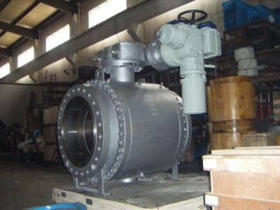 16 polegadas 600LB entrada lateral válvula de esferas trunnion