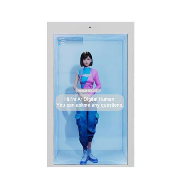 86 inch 3D Holographic display box LCD Transparent Cabinet AI Digital Human all-in-one machine