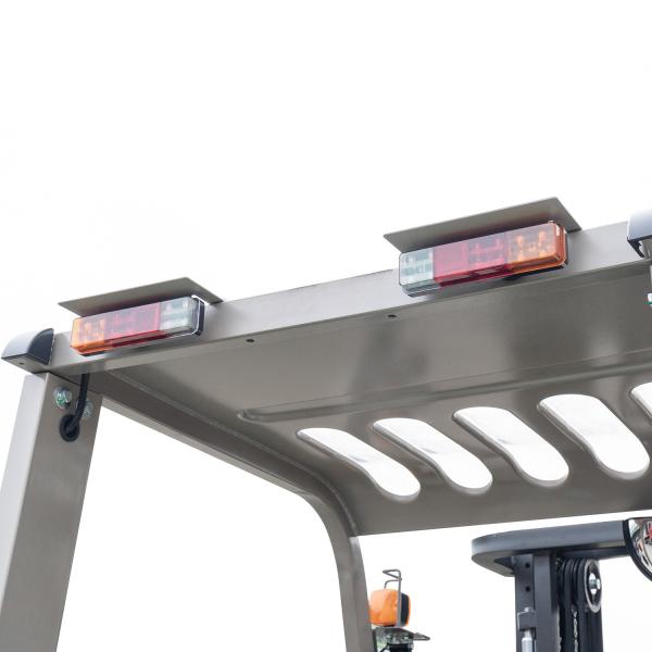 2.5 Ton Electric Forklift Lift Height 3000-5000mm LED Lights for Material Transport
