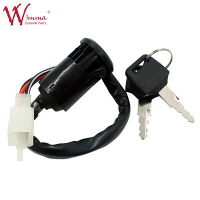 4 pinos Interruptor de ignição de motocicleta universal preto para Honda CG125 com 2 chaves com preço competitivo